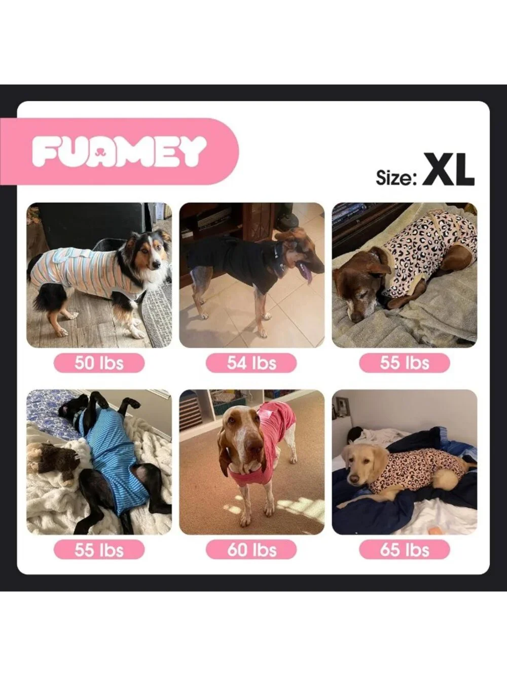 Post-Surgery Dog Recovery Suit, Soft Breathable Bodysuit for Comfort & Healing